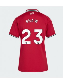 Manchester United Luke Shaw #23 Replika Hemmakläder Dam 2026-27 Kortärmad
